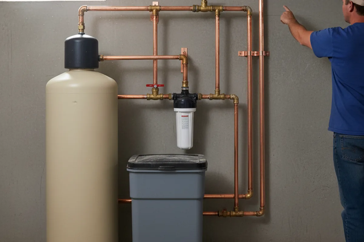 Whole-house water treatment system installed in Merrill